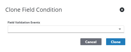 Clone a Validation Condition
