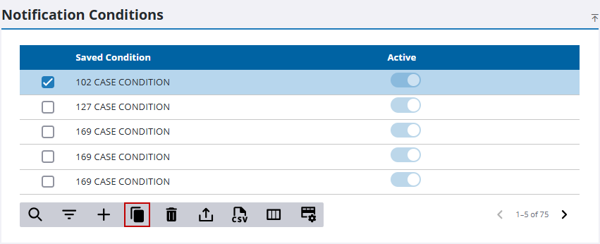 Clone a Notification Condition