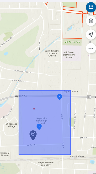 View and Select Work Activities on the Map