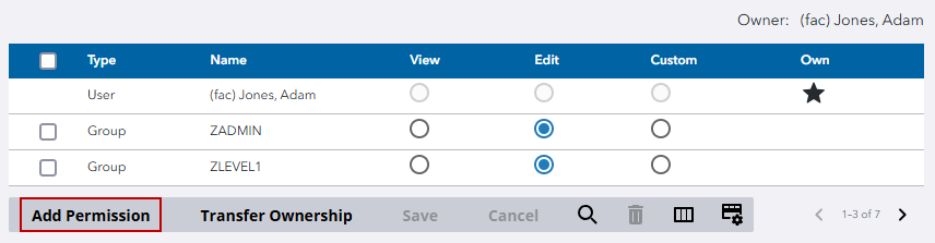 Add Permissions