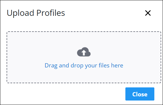 Download and Upload a Profile