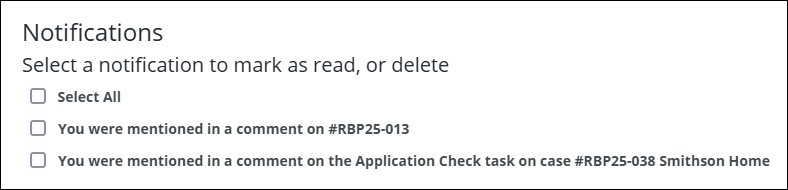 View Notifications