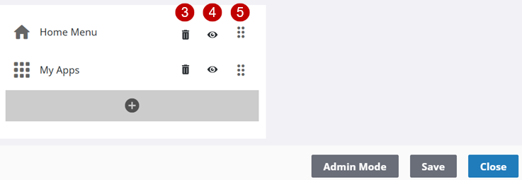 Delete Menu Modify Existing Menu Items