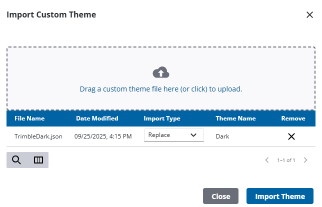 Import a Theme